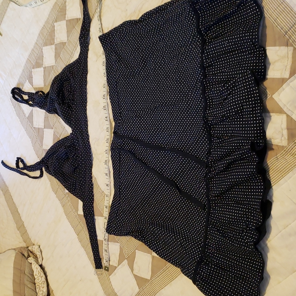 Cutest swimwear.  Like new. Top small. Bottom skirt Large